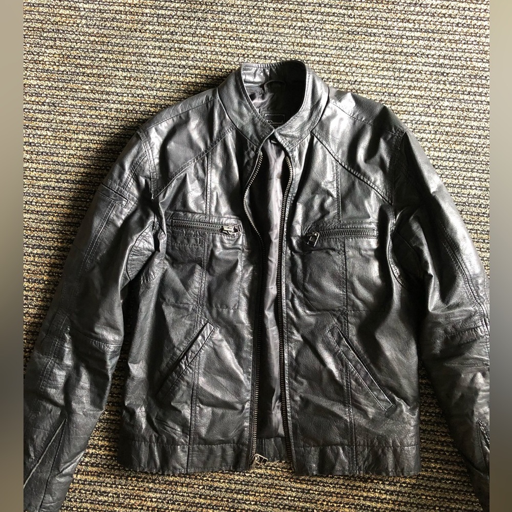 7 Diamonds Geniune Leather Jacket